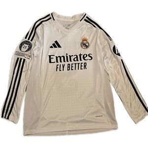 Real Madrid Long Sleeve Soccer Jersey 24/25